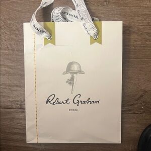 Robert Graham White and Yellow Tote Bag